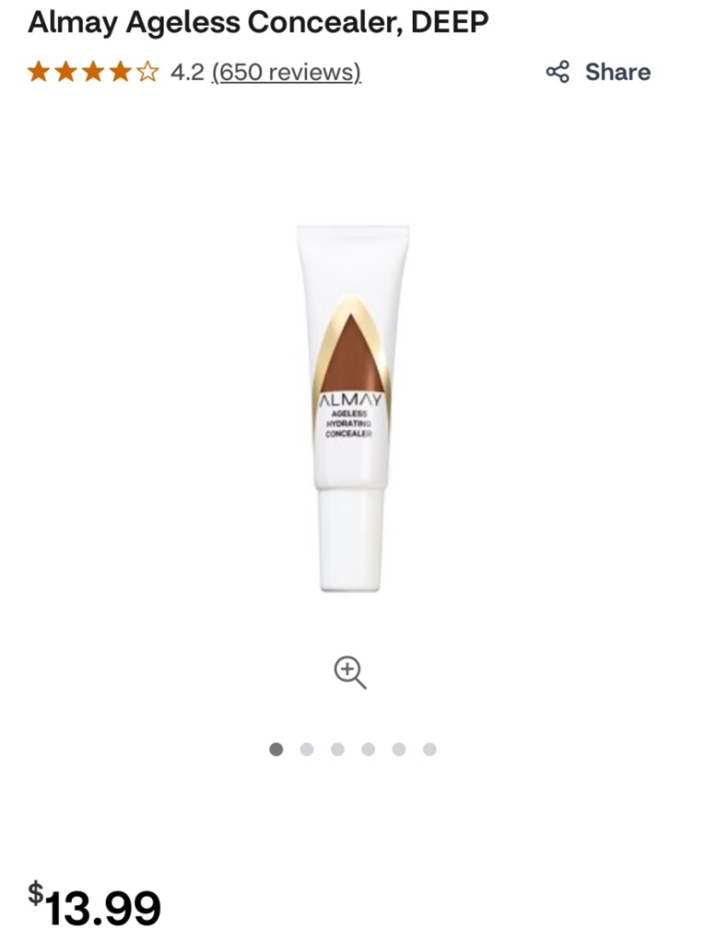 Almay Ageless Hydrating Concealer-Deep